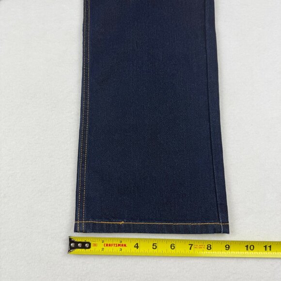 Levis 513 Men's Slim Fit Straight Leg Navy Denim Jeans Size 38x32 Zip Closure NW - Picture 9 of 12